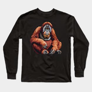 16-Bit Orangutan Long Sleeve T-Shirt